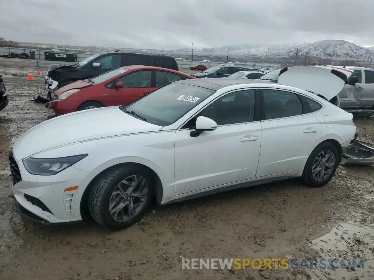 1 fotografías del automóvil dañado 5NPEF4JA7LH000491 HYUNDAI SONATA 2020