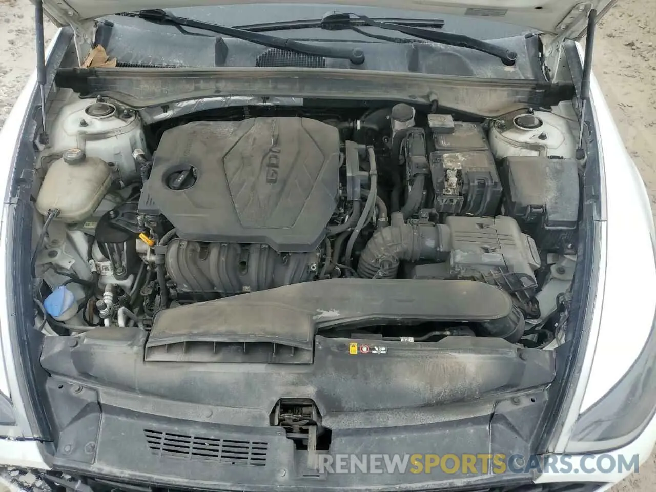 11 fotografías del automóvil dañado 5NPEF4JA7LH000491 HYUNDAI SONATA 2020