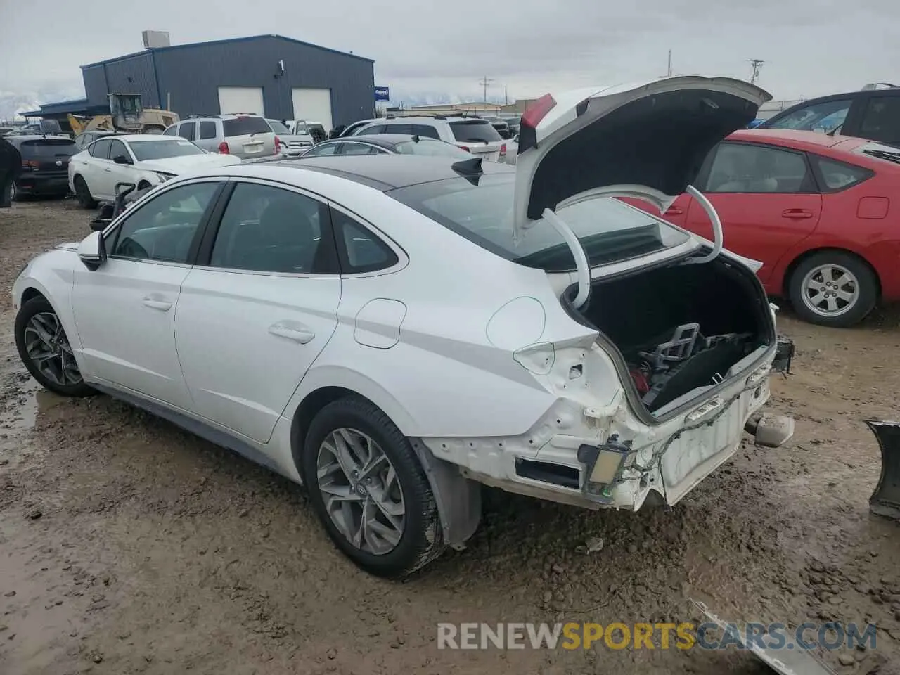 2 fotografías del automóvil dañado 5NPEF4JA7LH000491 HYUNDAI SONATA 2020