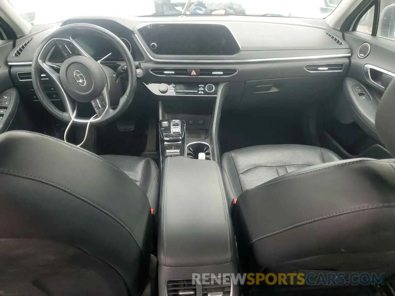 8 fotografías del automóvil dañado 5NPEF4JA7LH000491 HYUNDAI SONATA 2020