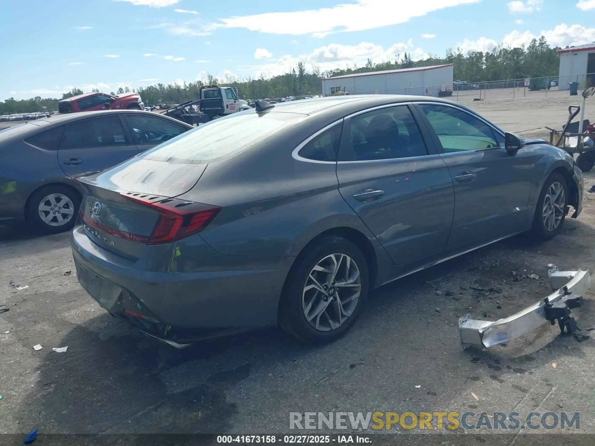 4 fotografías del automóvil dañado 5NPEF4JA7LH060559 HYUNDAI SONATA 2020