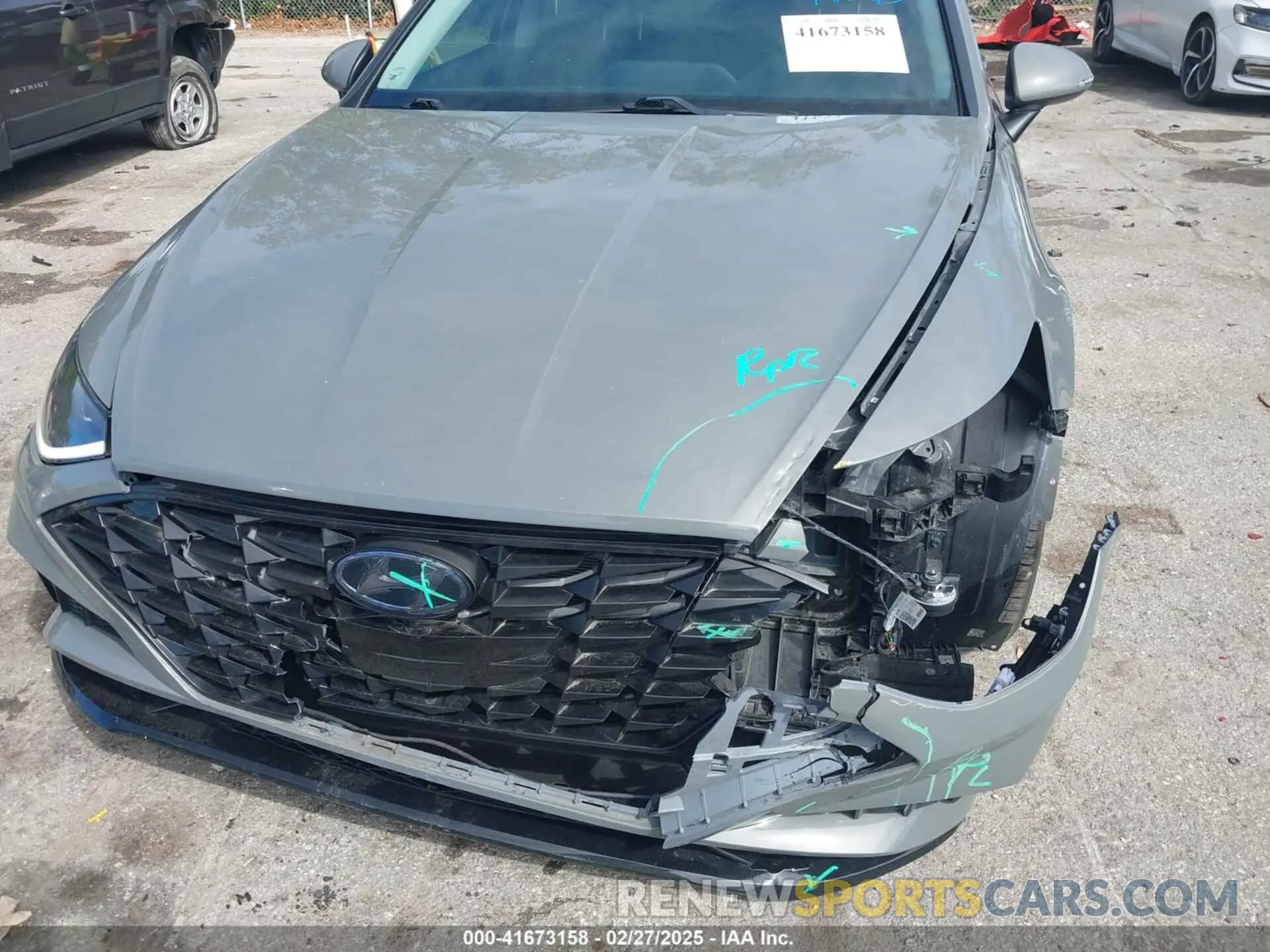 6 fotografías del automóvil dañado 5NPEF4JA7LH060559 HYUNDAI SONATA 2020