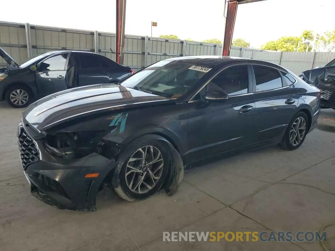1 fotografías del automóvil dañado 5NPEF4JA8LH006462 HYUNDAI SONATA 2020