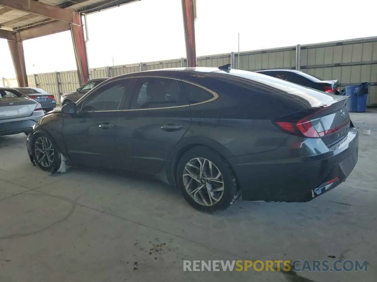 2 fotografías del automóvil dañado 5NPEF4JA8LH006462 HYUNDAI SONATA 2020