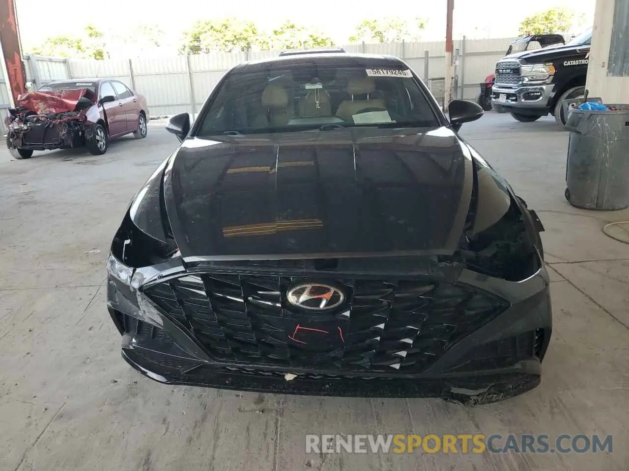 5 fotografías del automóvil dañado 5NPEF4JA8LH006462 HYUNDAI SONATA 2020