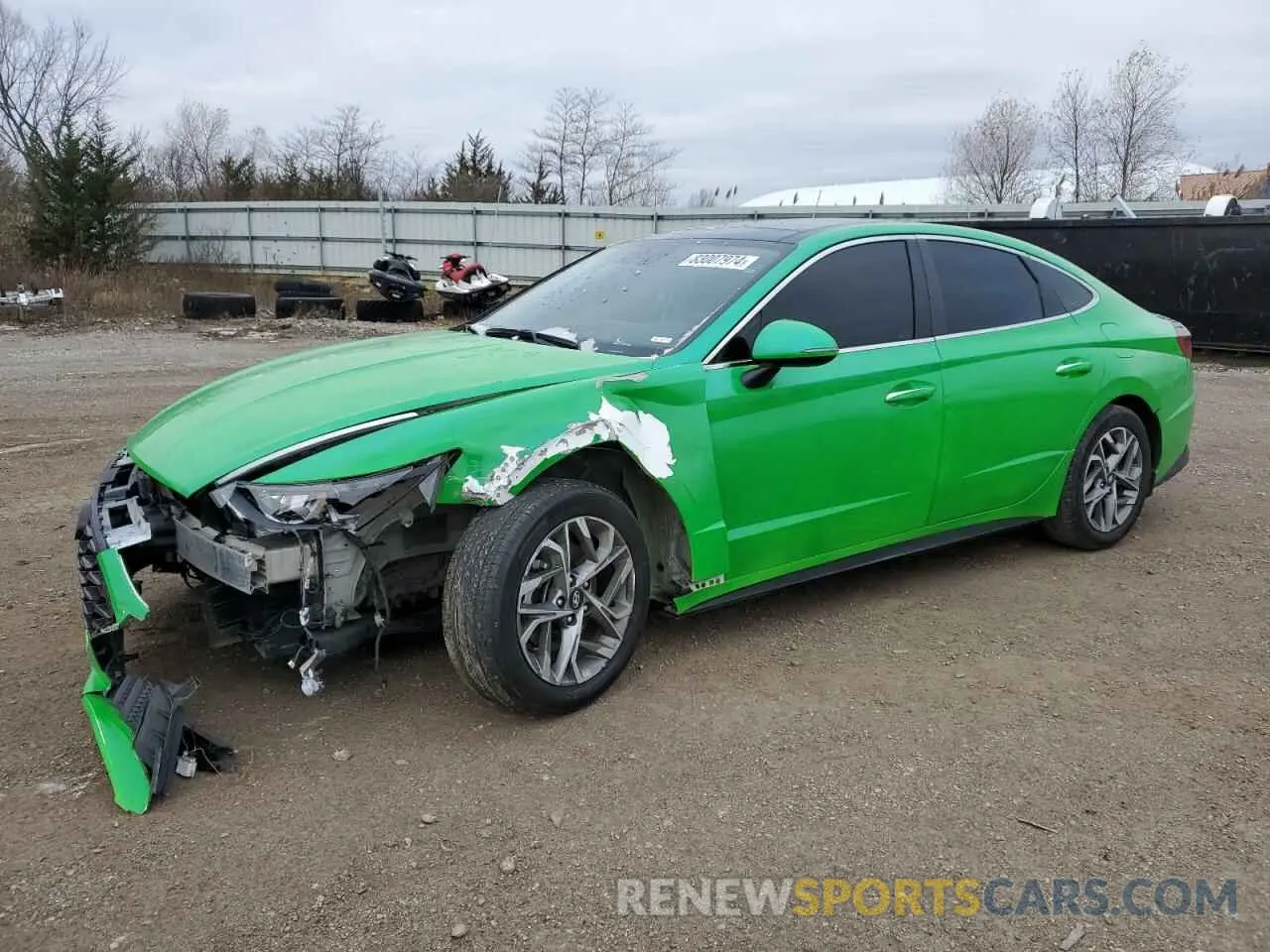 1 fotografías del automóvil dañado 5NPEF4JA8LH046895 HYUNDAI SONATA 2020