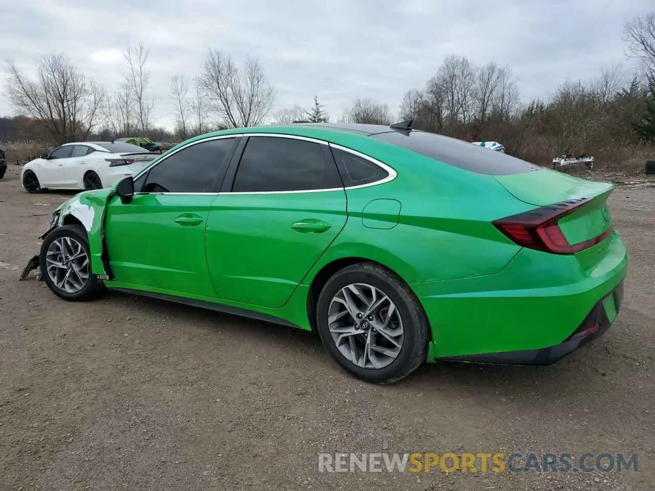 2 fotografías del automóvil dañado 5NPEF4JA8LH046895 HYUNDAI SONATA 2020