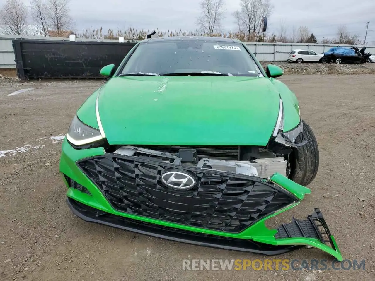 5 fotografías del automóvil dañado 5NPEF4JA8LH046895 HYUNDAI SONATA 2020