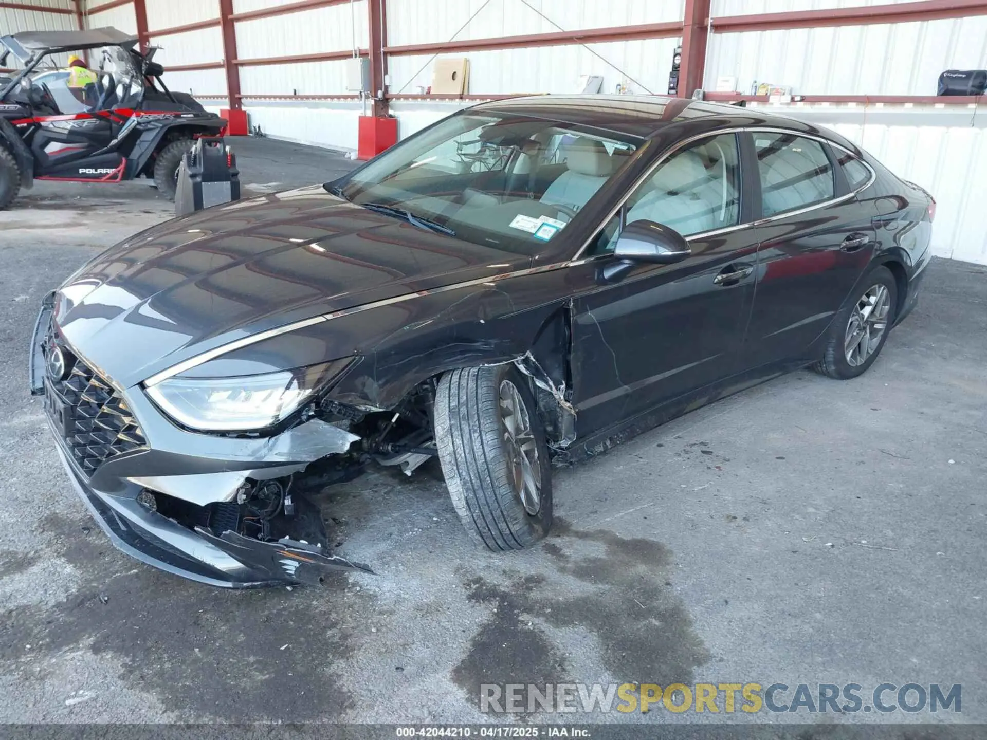 2 fotografías del automóvil dañado 5NPEF4JA8LH047030 HYUNDAI SONATA 2020