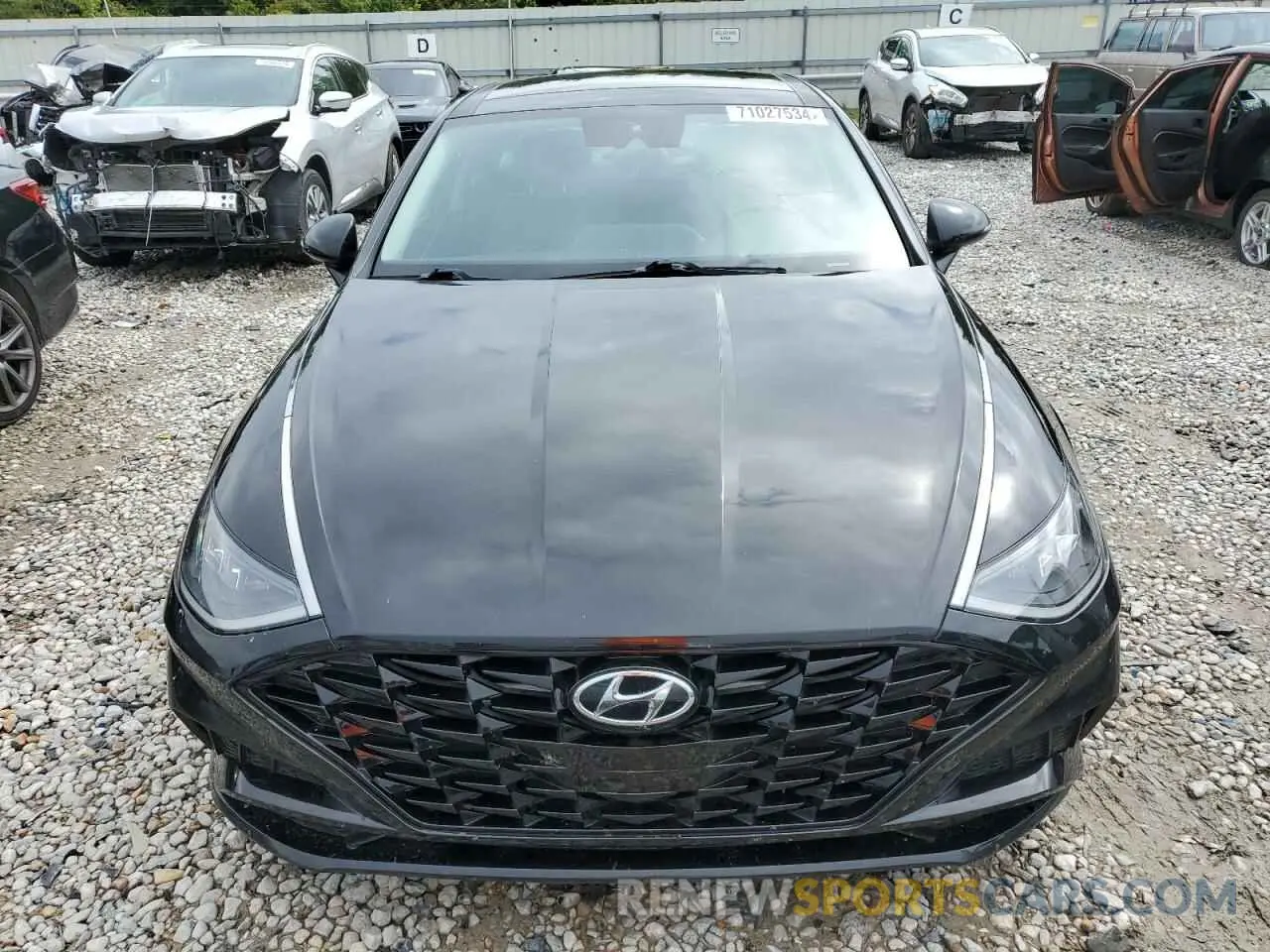 5 fotografías del automóvil dañado 5NPEF4JA9LH031970 HYUNDAI SONATA 2020