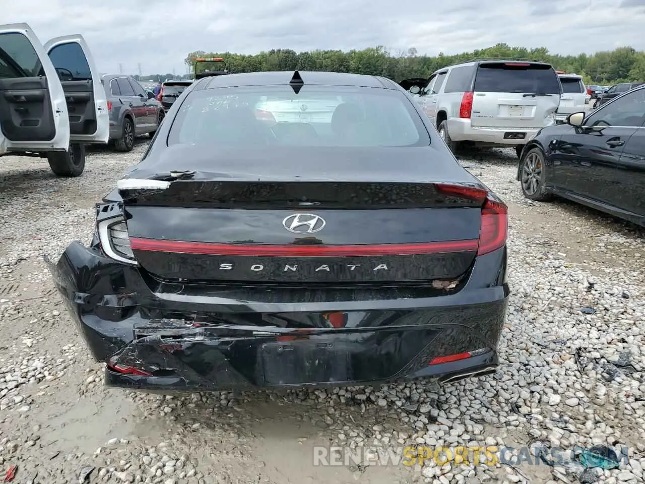 6 fotografías del automóvil dañado 5NPEF4JA9LH031970 HYUNDAI SONATA 2020