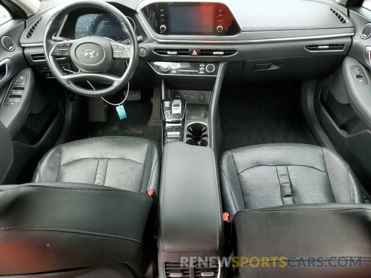 8 fotografías del automóvil dañado 5NPEF4JA9LH031970 HYUNDAI SONATA 2020