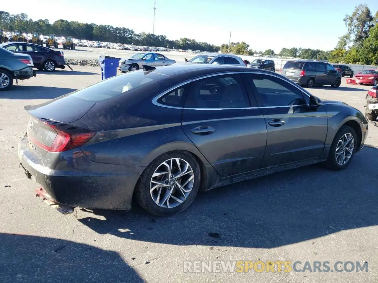 3 fotografías del automóvil dañado 5NPEF4JA9LH032374 HYUNDAI SONATA 2020