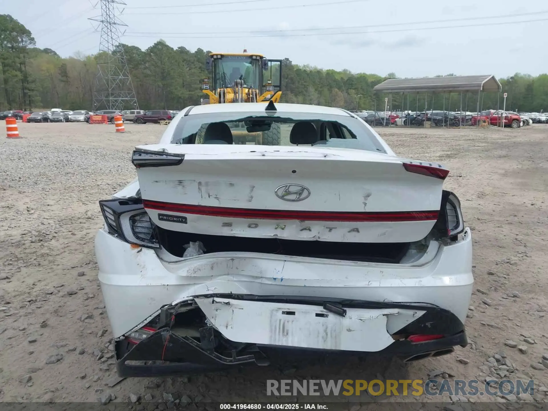 16 fotografías del automóvil dañado 5NPEF4JA9LH050941 HYUNDAI SONATA 2020