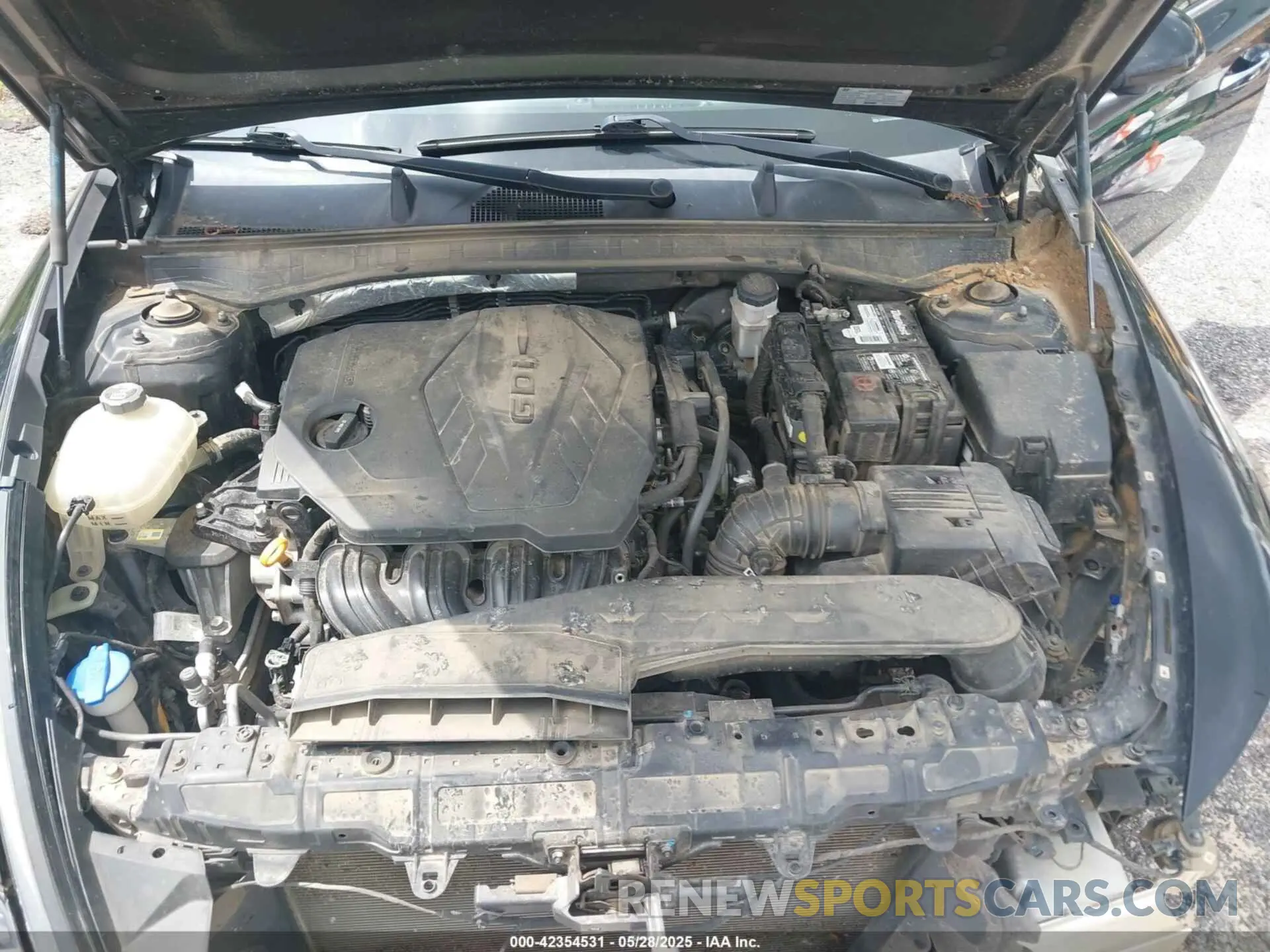 10 fotografías del automóvil dañado 5NPEF4JAXLH000856 HYUNDAI SONATA 2020