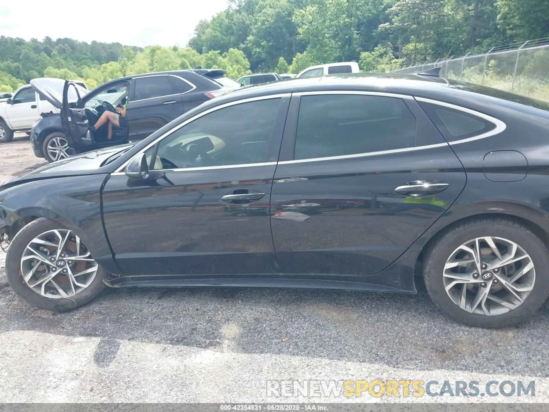 15 fotografías del automóvil dañado 5NPEF4JAXLH000856 HYUNDAI SONATA 2020