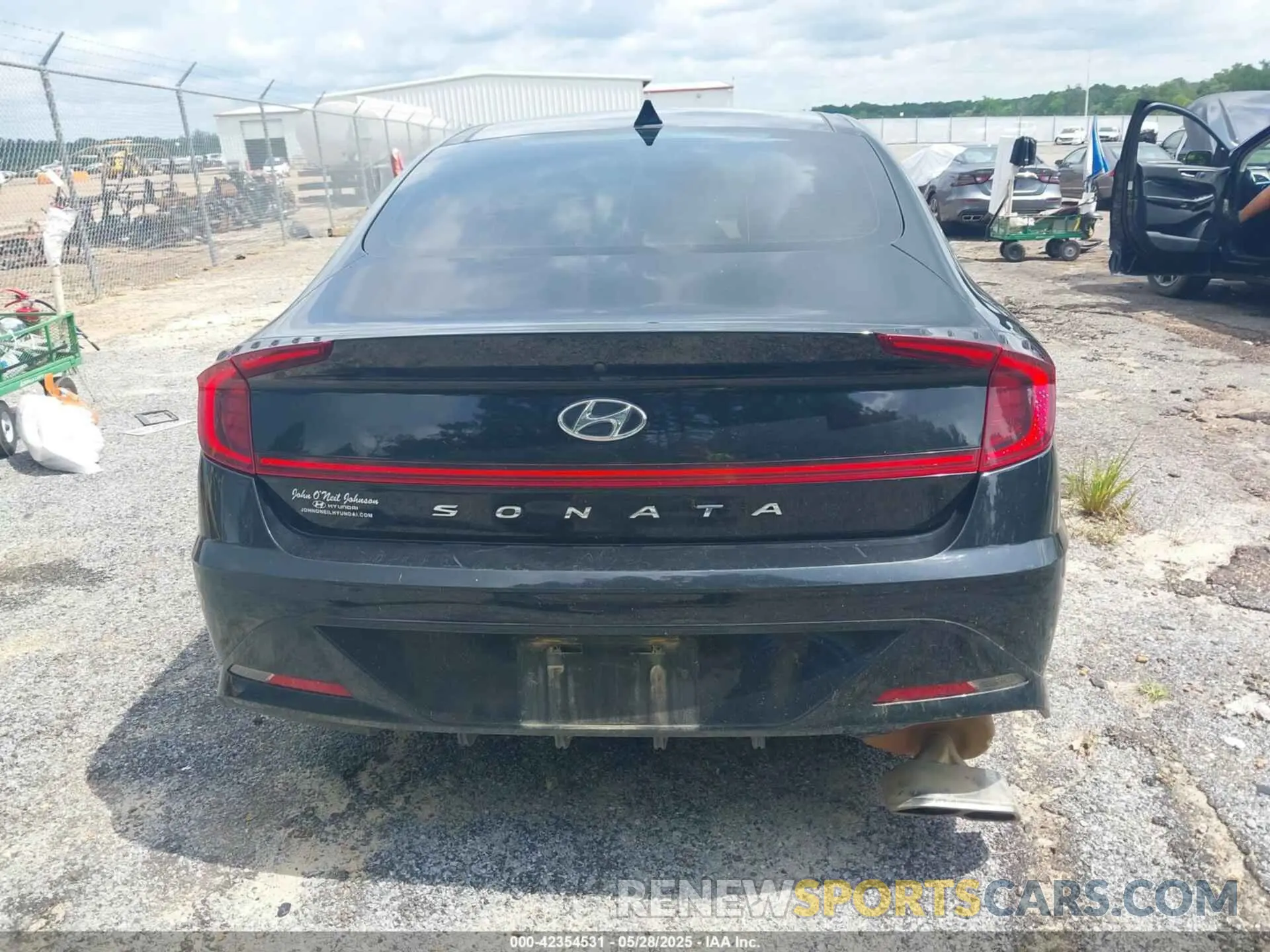 17 fotografías del automóvil dañado 5NPEF4JAXLH000856 HYUNDAI SONATA 2020