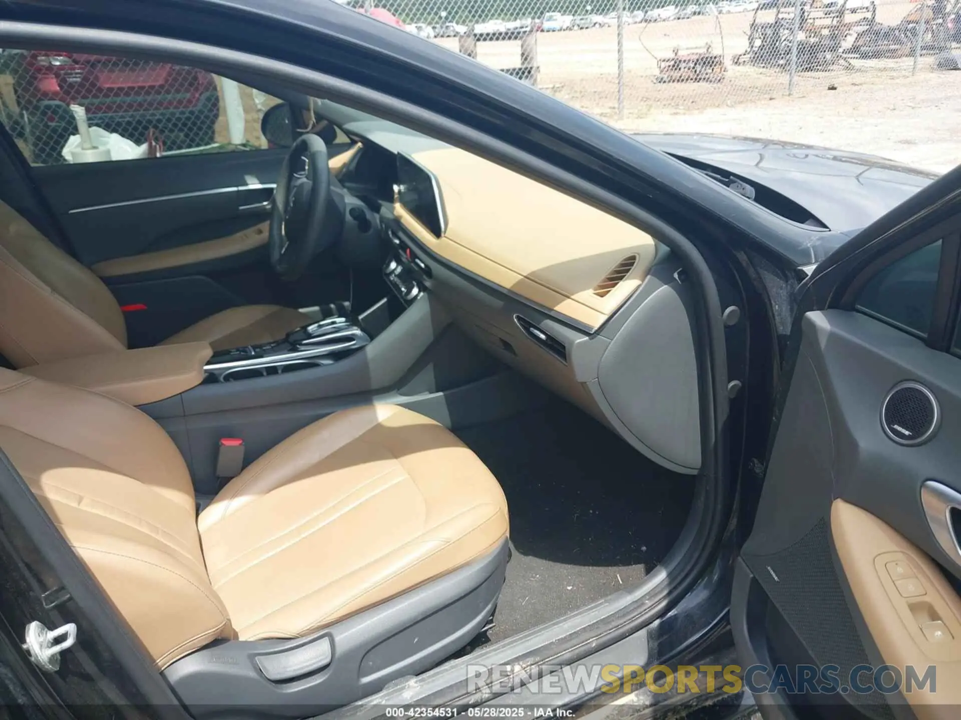 5 fotografías del automóvil dañado 5NPEF4JAXLH000856 HYUNDAI SONATA 2020