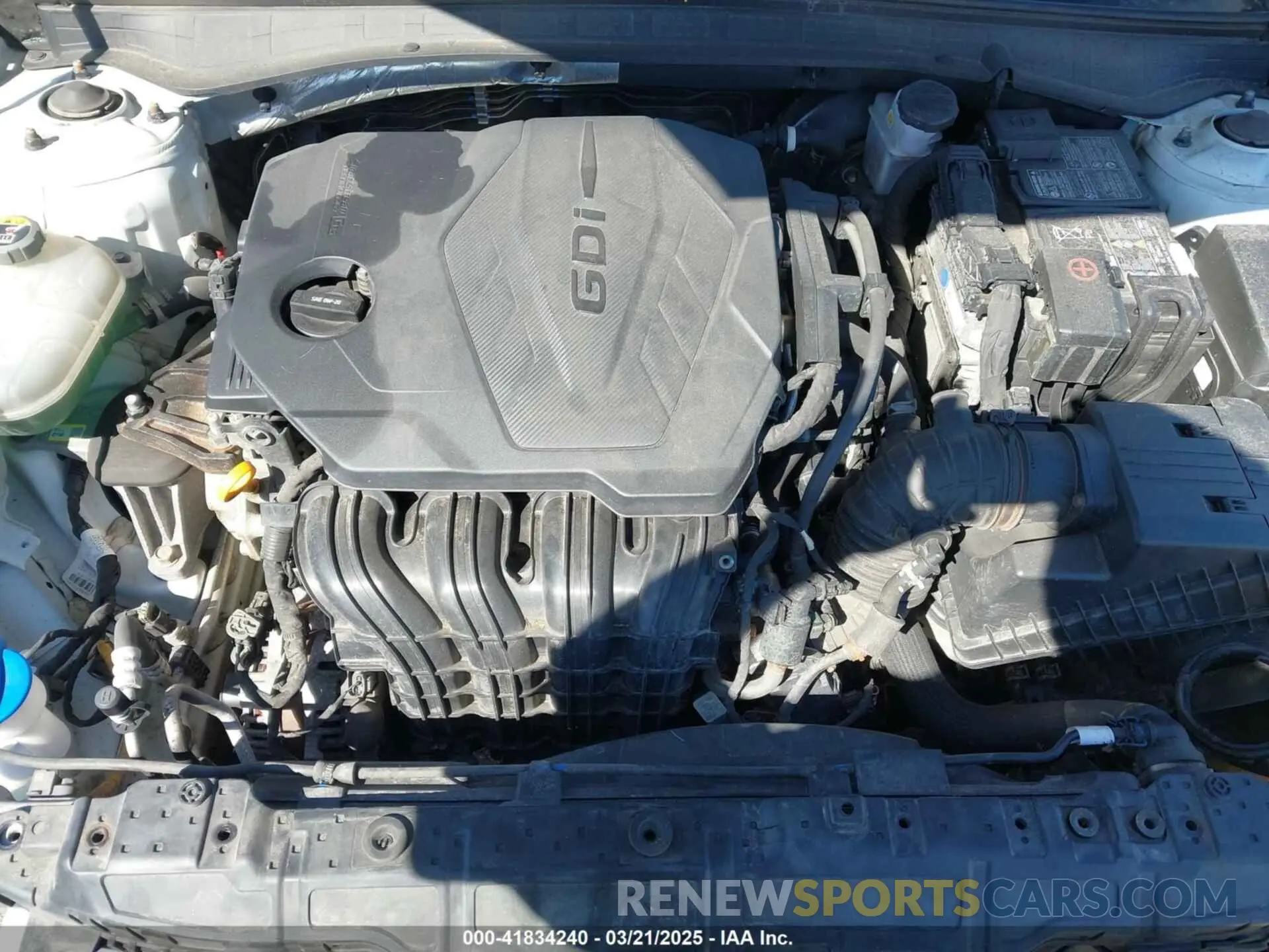 10 fotografías del automóvil dañado 5NPEF4JAXLH016698 HYUNDAI SONATA 2020