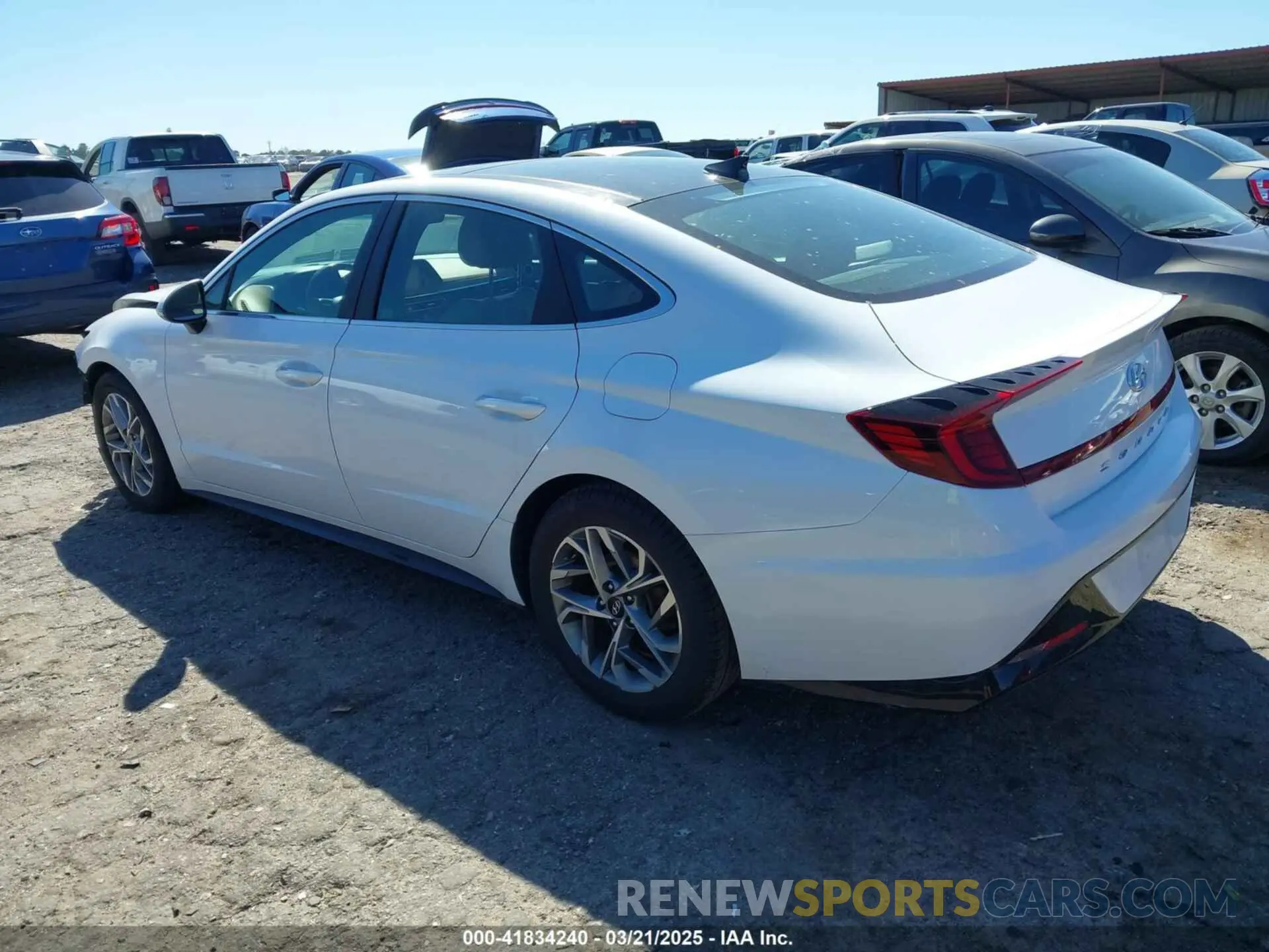 3 fotografías del automóvil dañado 5NPEF4JAXLH016698 HYUNDAI SONATA 2020