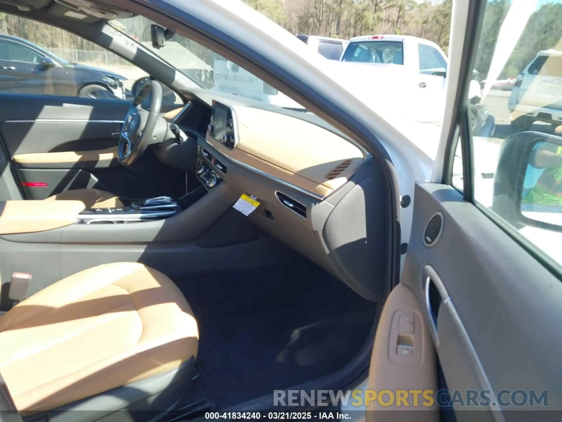 5 fotografías del automóvil dañado 5NPEF4JAXLH016698 HYUNDAI SONATA 2020