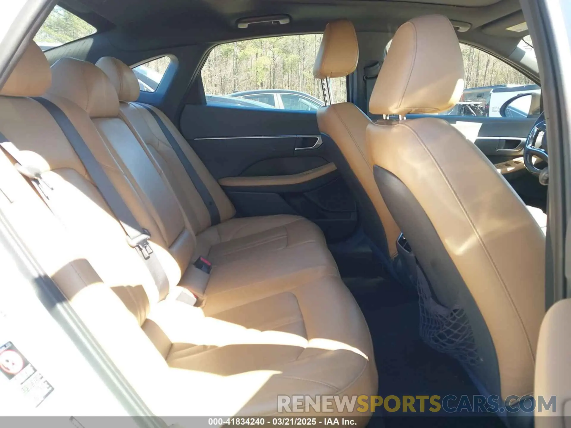 8 fotografías del automóvil dañado 5NPEF4JAXLH016698 HYUNDAI SONATA 2020