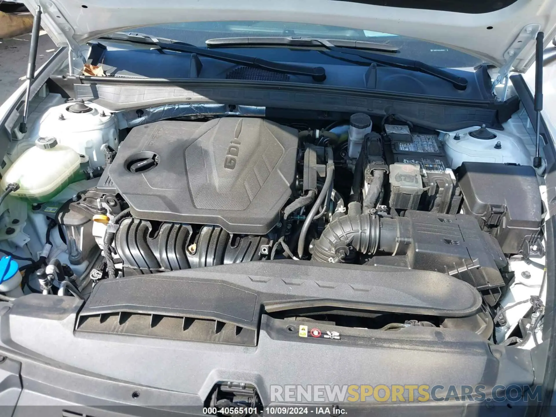 10 fotografías del automóvil dañado 5NPEF4JAXLH019231 HYUNDAI SONATA 2020