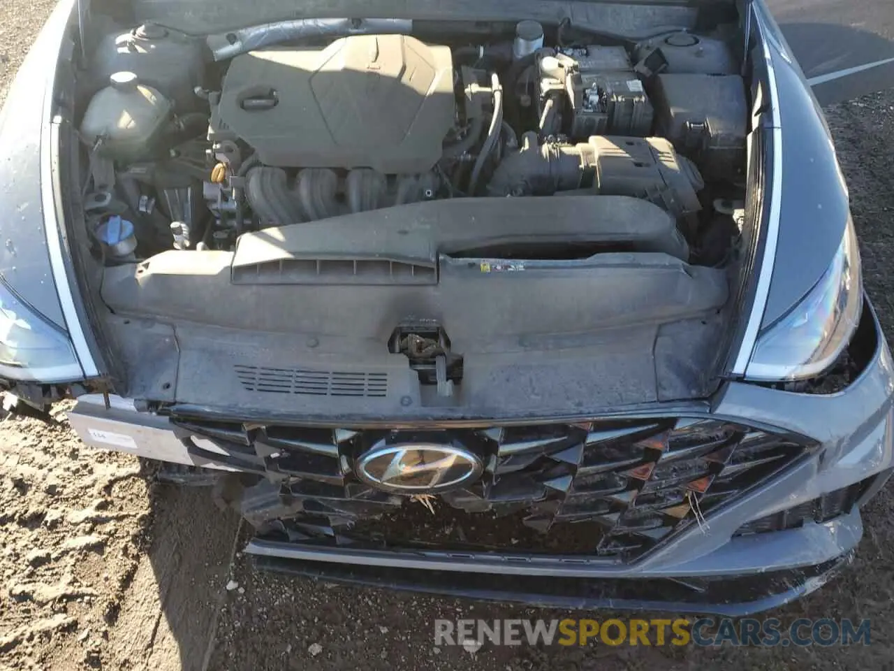 12 fotografías del automóvil dañado 5NPEF4JAXLH035350 HYUNDAI SONATA 2020