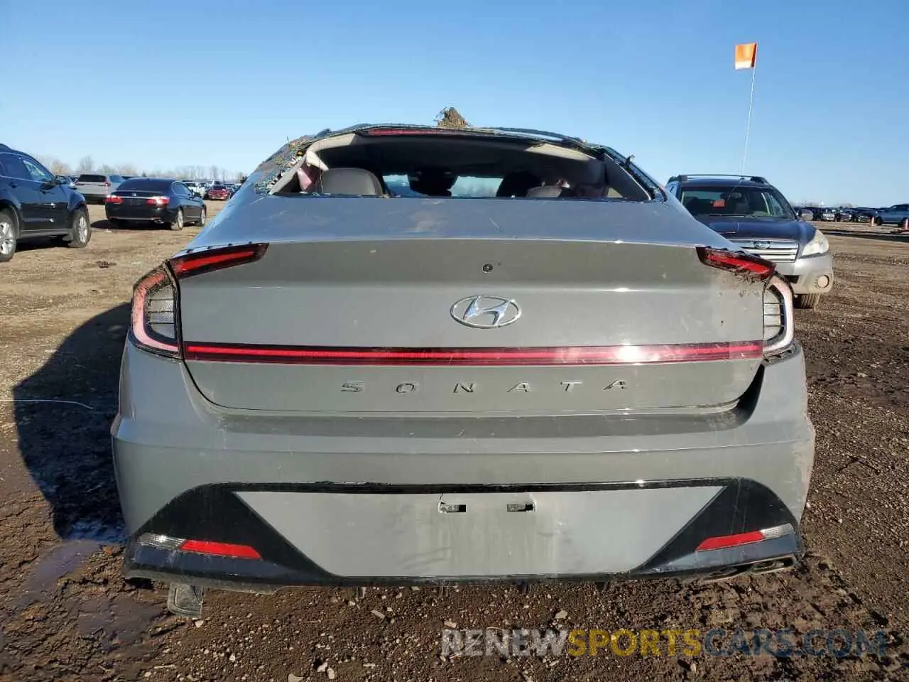 6 fotografías del automóvil dañado 5NPEF4JAXLH035350 HYUNDAI SONATA 2020