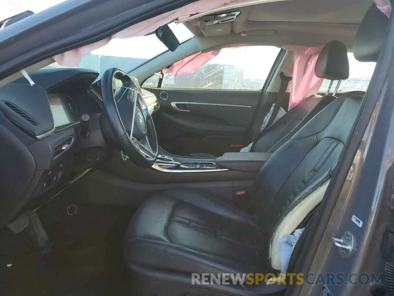 7 fotografías del automóvil dañado 5NPEF4JAXLH035350 HYUNDAI SONATA 2020