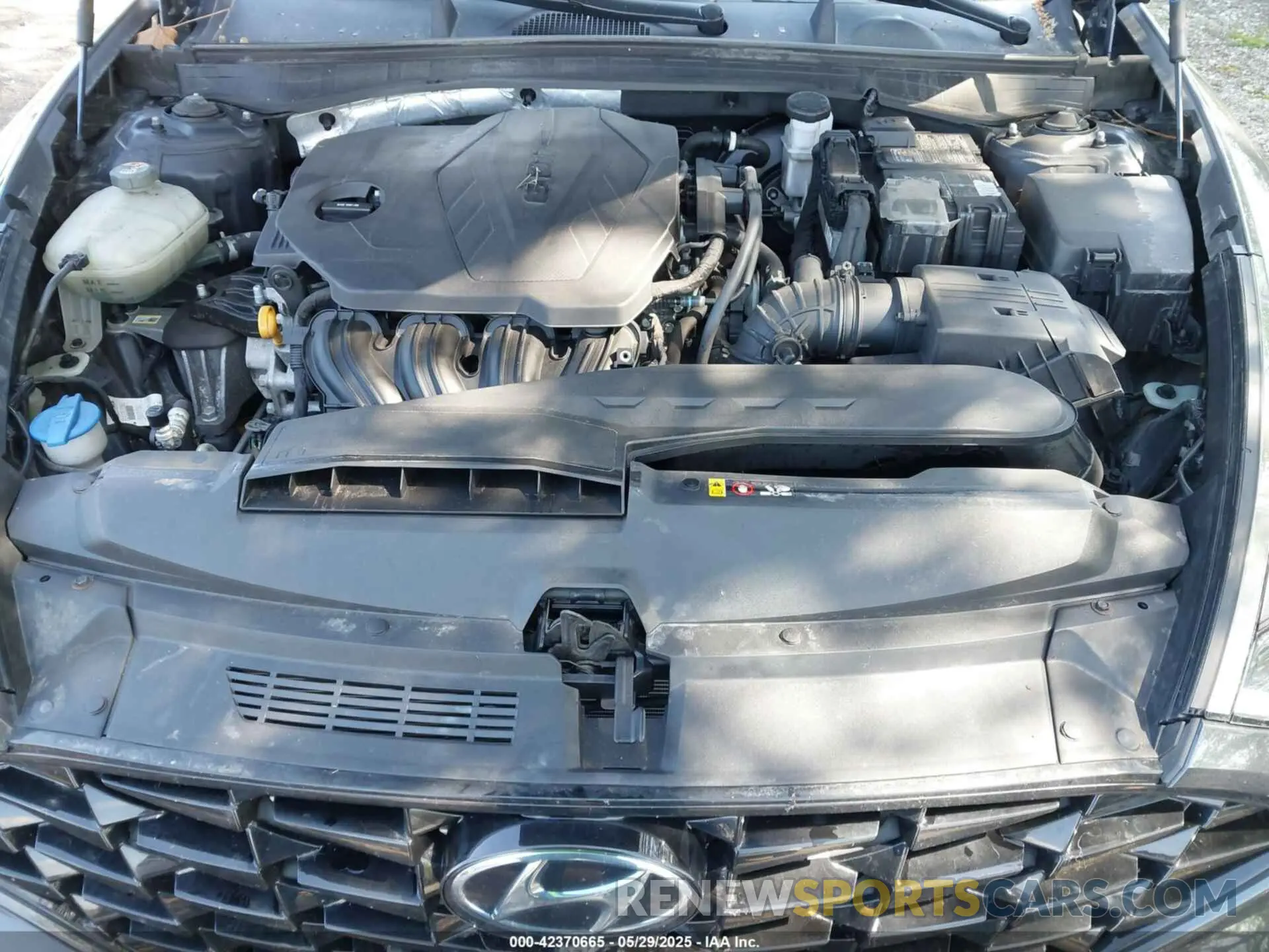 10 fotografías del automóvil dañado 5NPEF4JAXLH035736 HYUNDAI SONATA 2020