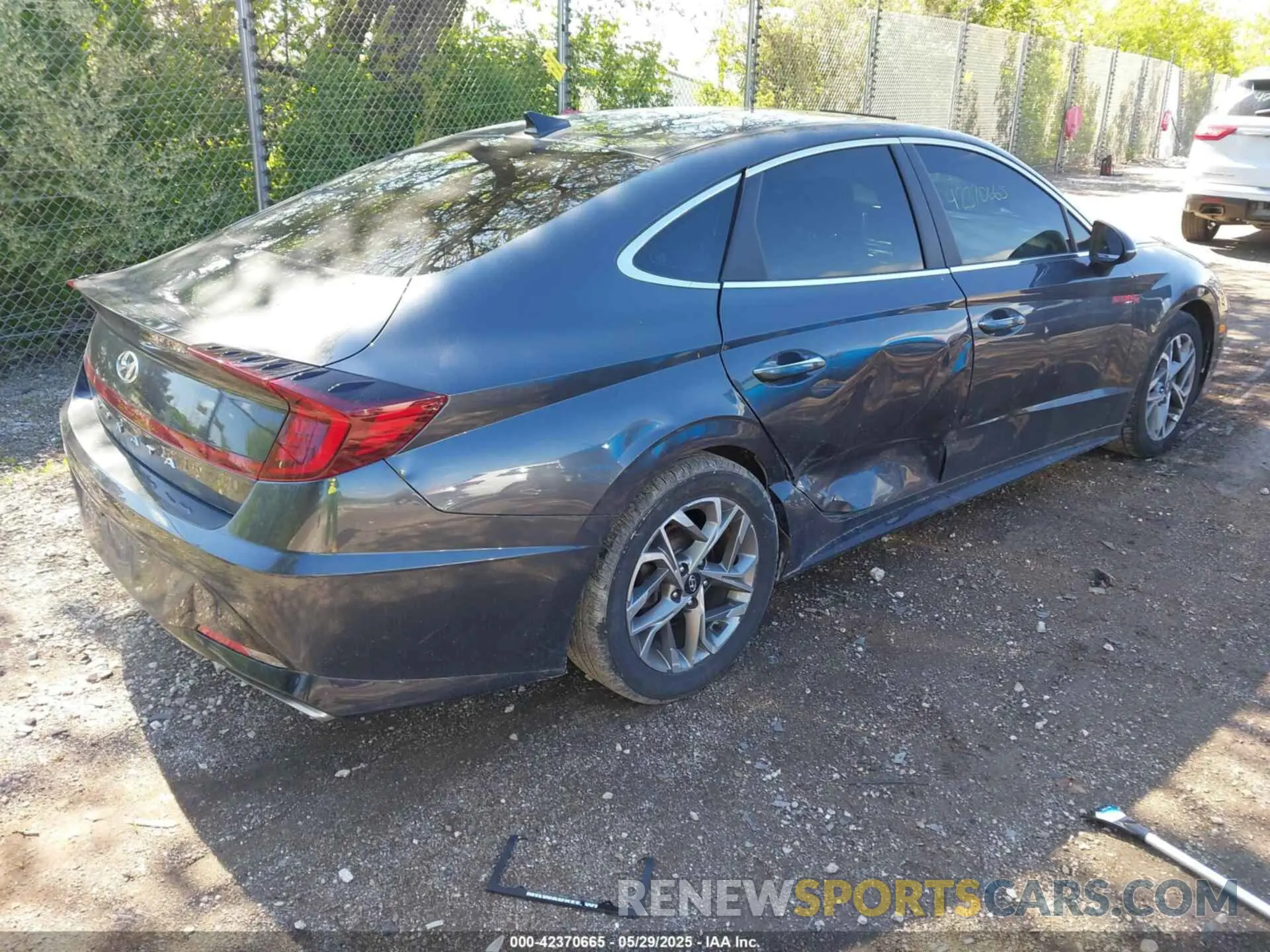 4 fotografías del automóvil dañado 5NPEF4JAXLH035736 HYUNDAI SONATA 2020