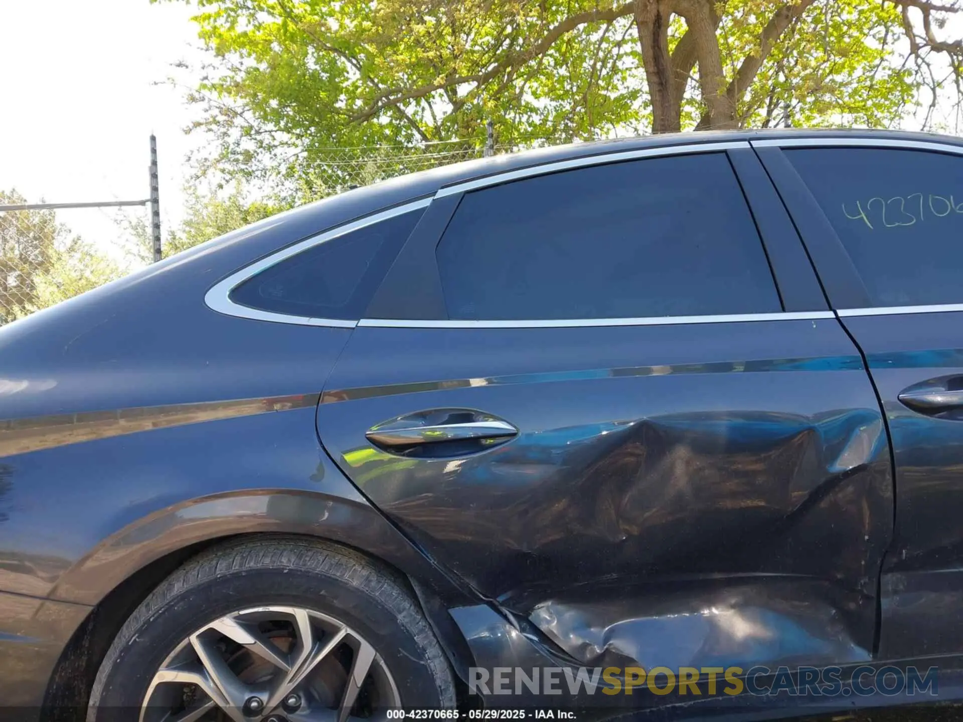 6 fotografías del automóvil dañado 5NPEF4JAXLH035736 HYUNDAI SONATA 2020