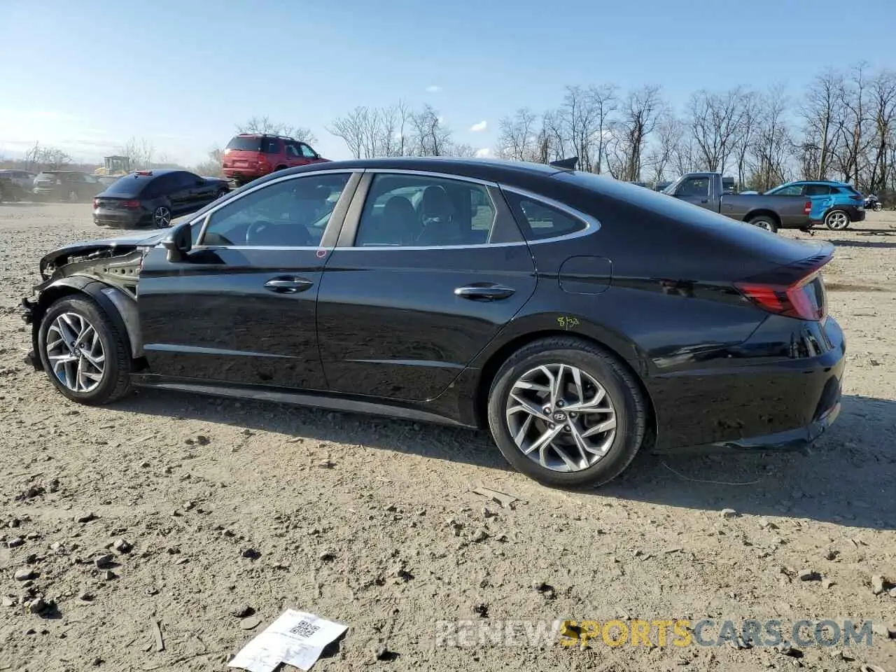 2 fotografías del automóvil dañado 5NPEF4JAXLH045702 HYUNDAI SONATA 2020