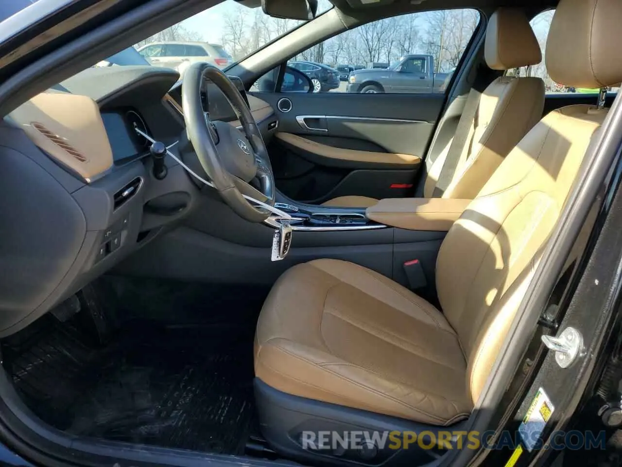 7 fotografías del automóvil dañado 5NPEF4JAXLH045702 HYUNDAI SONATA 2020