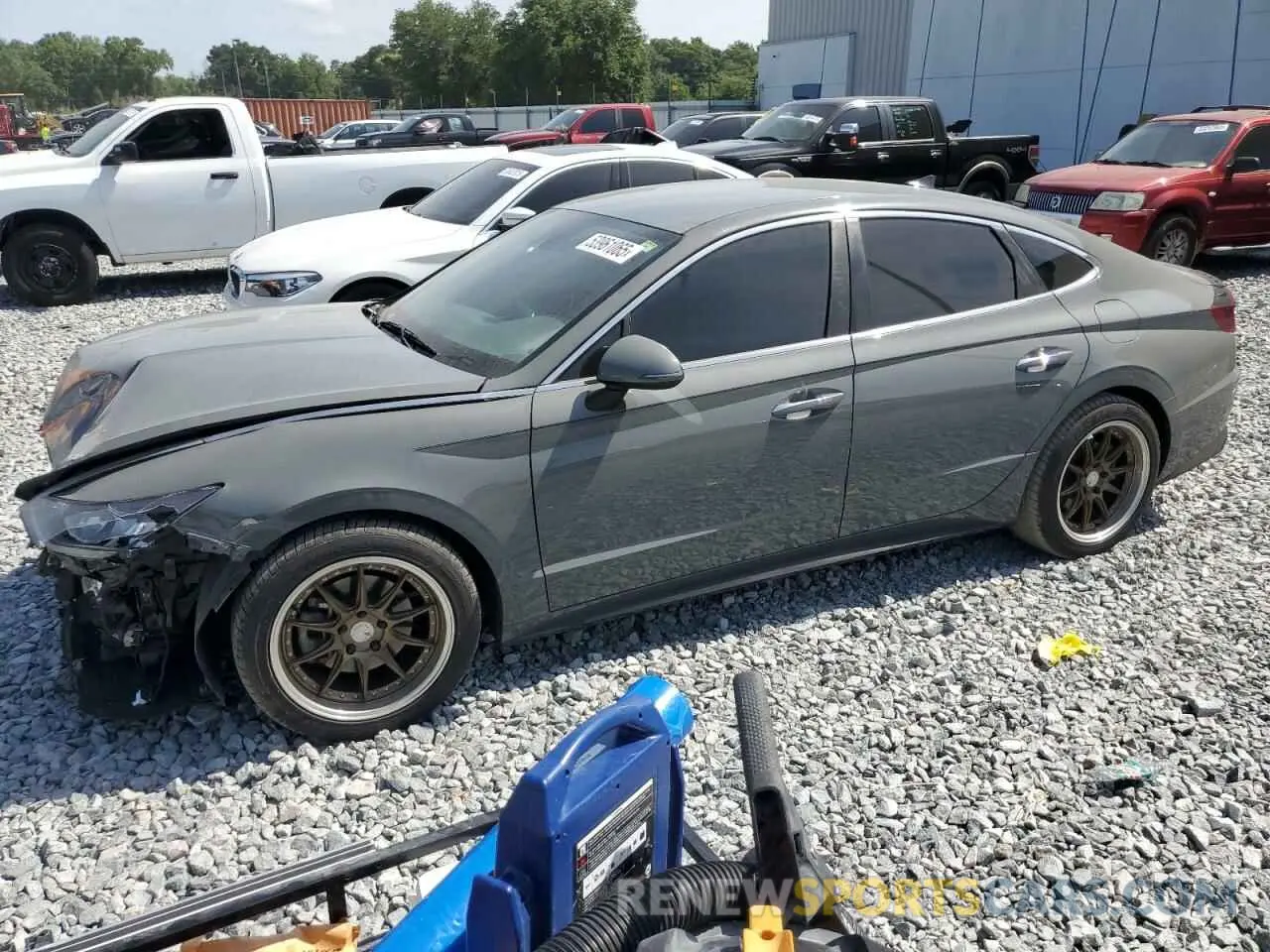 1 fotografías del automóvil dañado 5NPEF4JAXLH051757 HYUNDAI SONATA 2020
