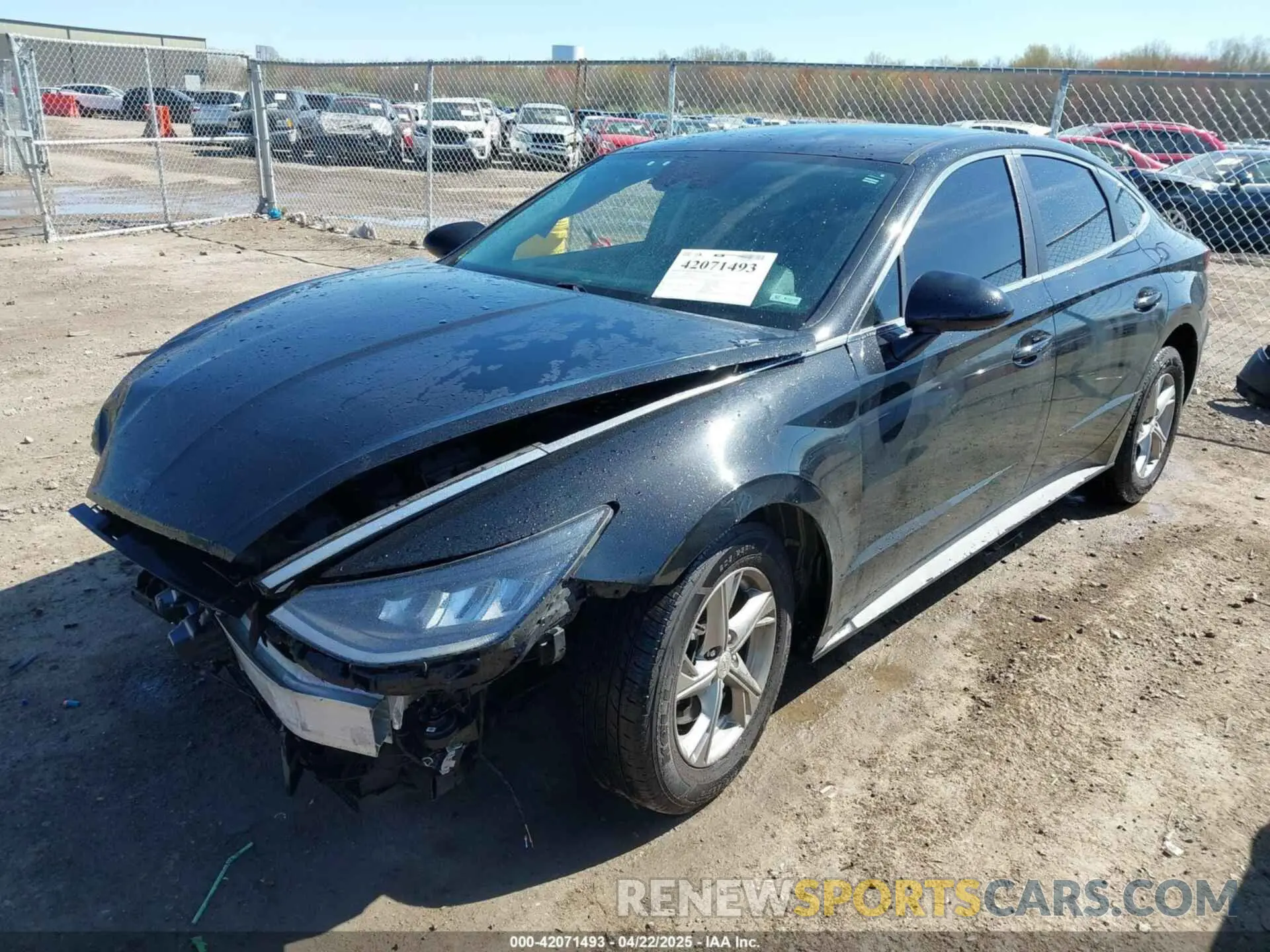 2 fotografías del automóvil dañado 5NPEG4JA0LH031000 HYUNDAI SONATA 2020