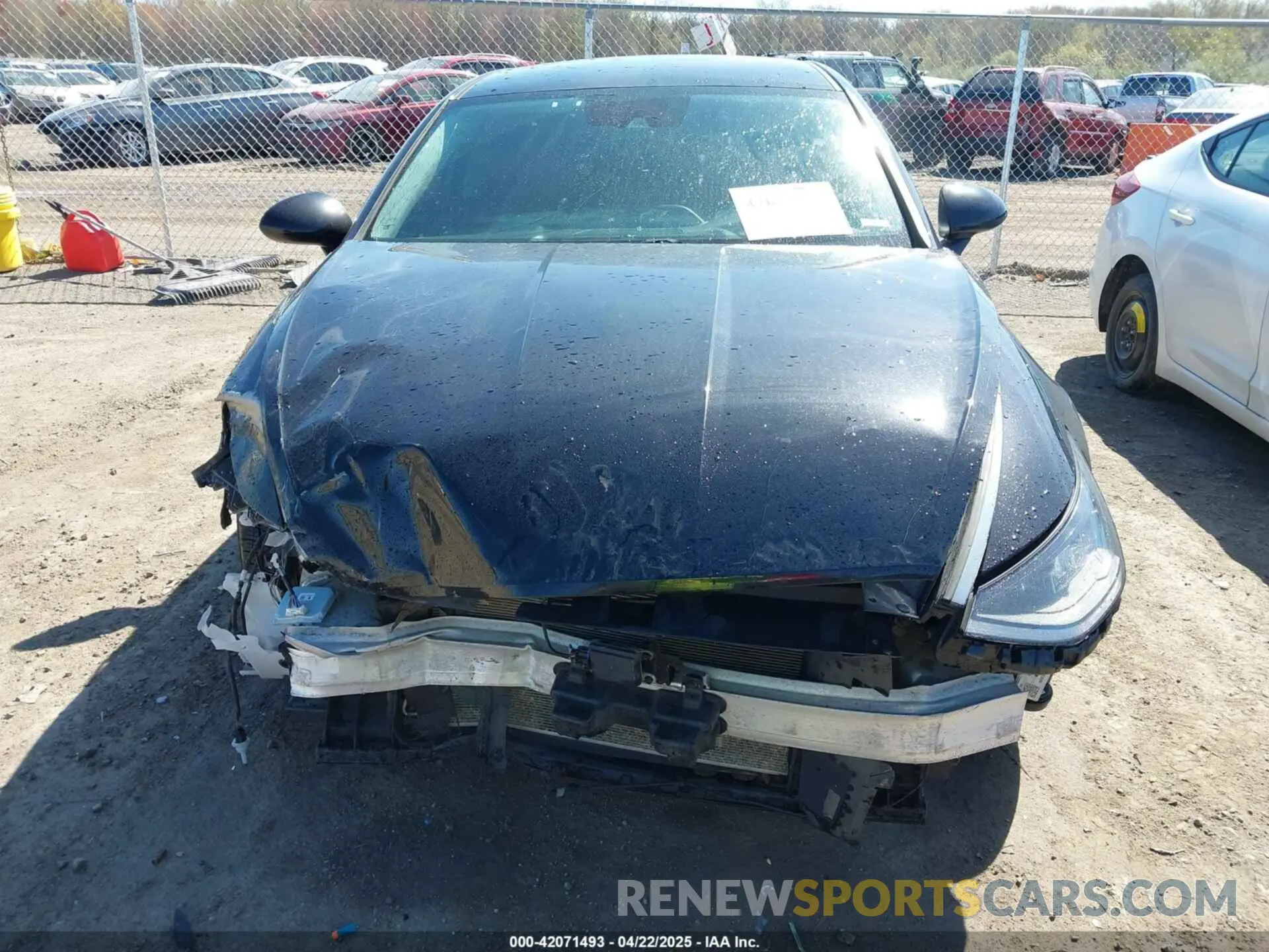 6 fotografías del automóvil dañado 5NPEG4JA0LH031000 HYUNDAI SONATA 2020