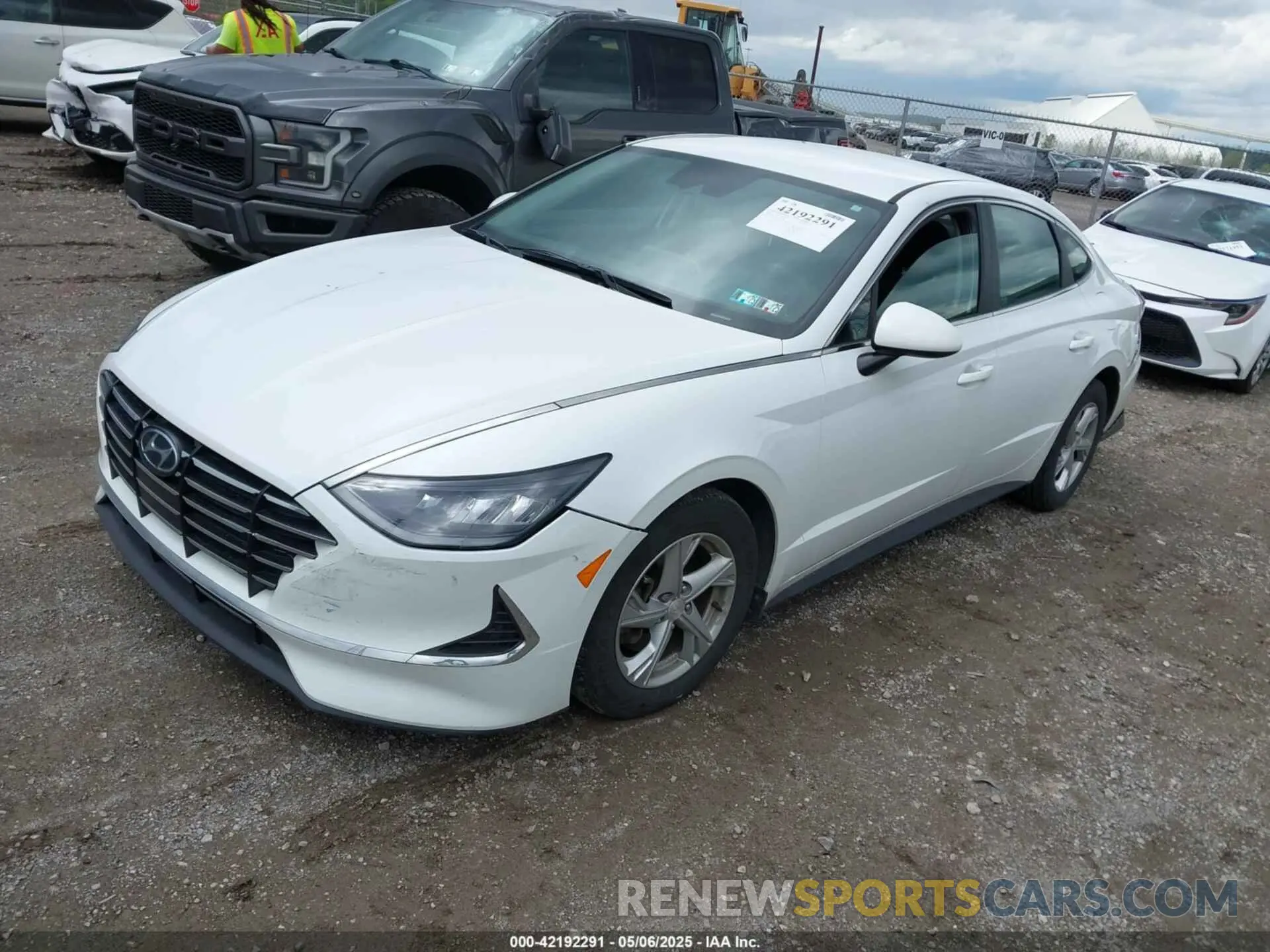 2 fotografías del automóvil dañado 5NPEG4JA1LH043060 HYUNDAI SONATA 2020