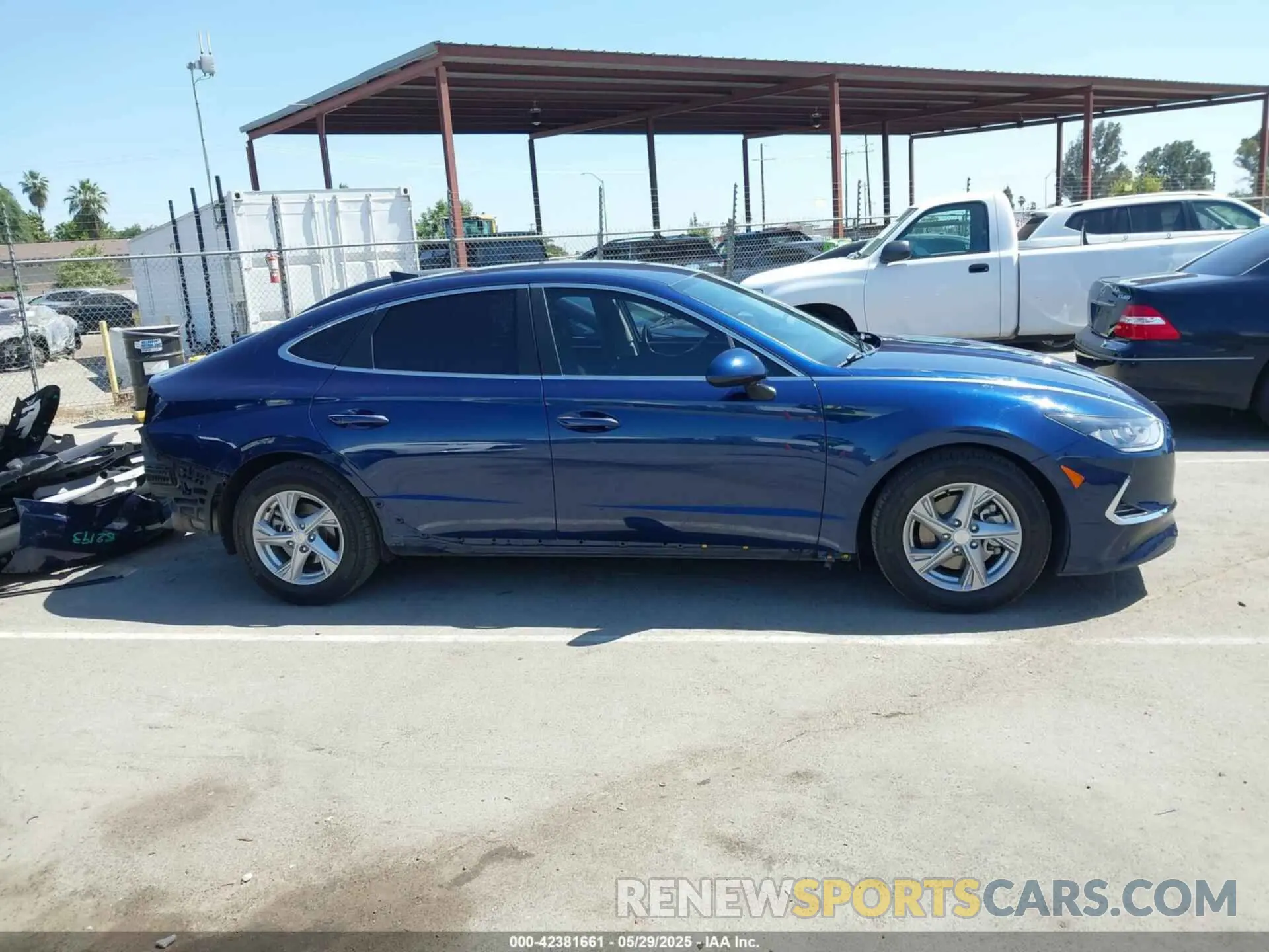 14 fotografías del automóvil dañado 5NPEG4JA1LH043284 HYUNDAI SONATA 2020