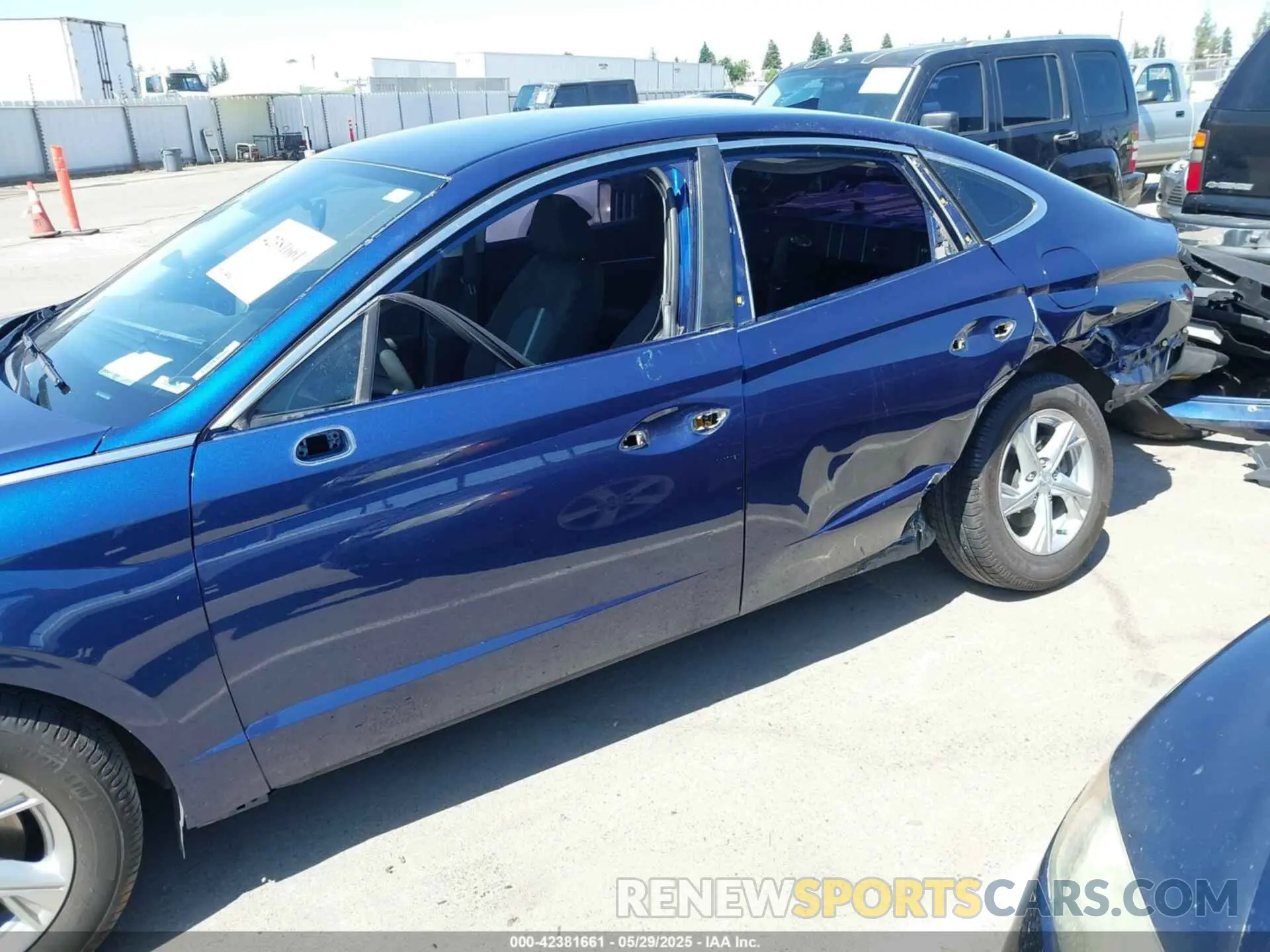 6 fotografías del automóvil dañado 5NPEG4JA1LH043284 HYUNDAI SONATA 2020