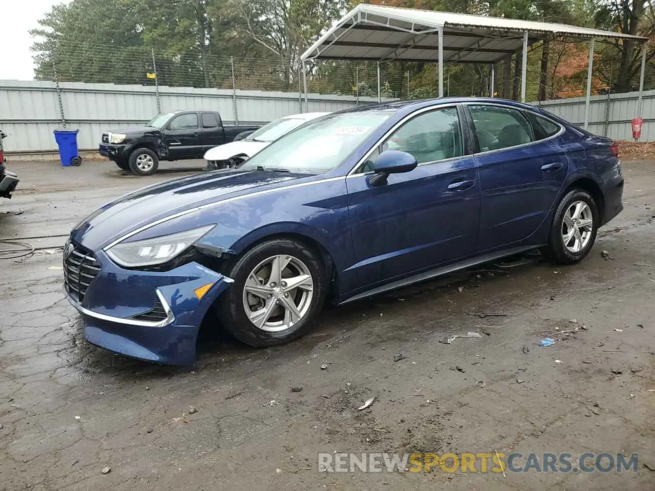 1 fotografías del automóvil dañado 5NPEG4JA1LH054981 HYUNDAI SONATA 2020