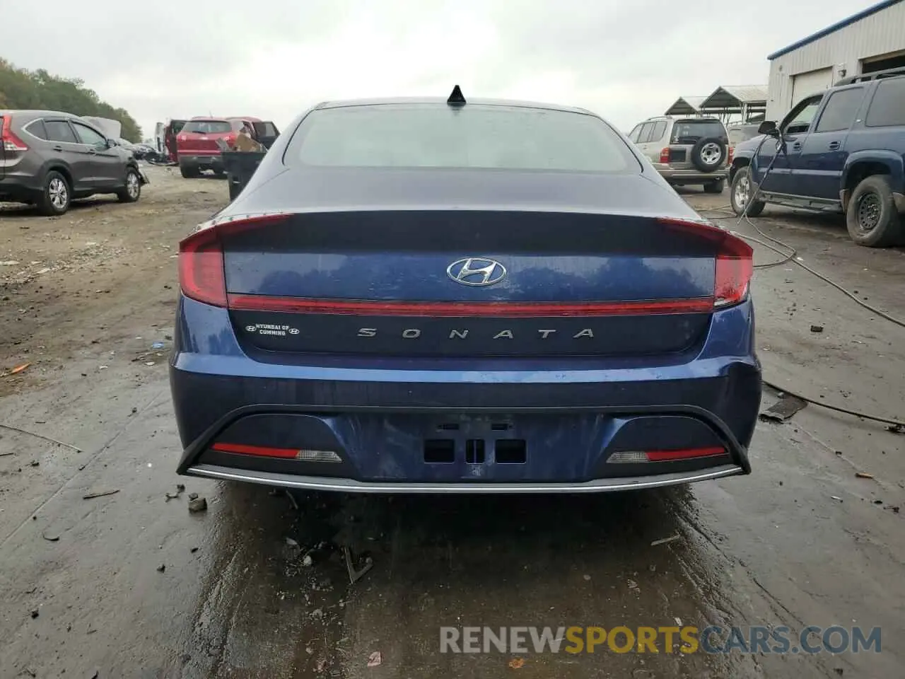 6 fotografías del automóvil dañado 5NPEG4JA1LH054981 HYUNDAI SONATA 2020