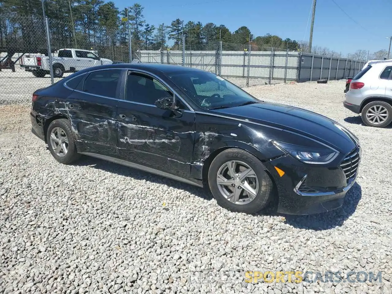 4 fotografías del automóvil dañado 5NPEG4JA1LH058576 HYUNDAI SONATA 2020