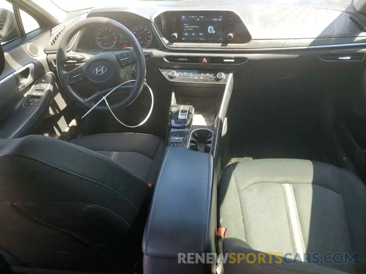 8 fotografías del automóvil dañado 5NPEG4JA1LH058576 HYUNDAI SONATA 2020