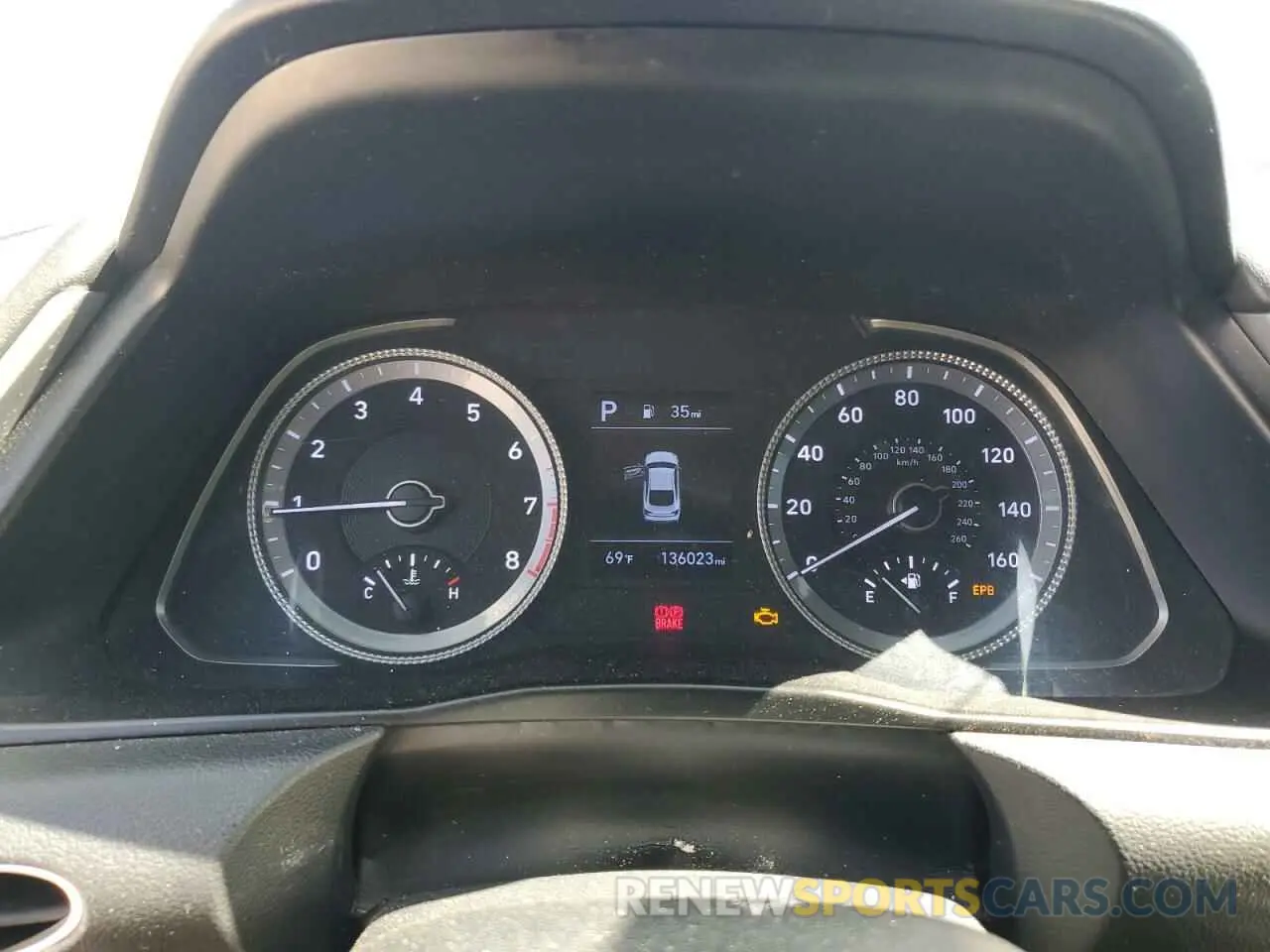 9 fotografías del automóvil dañado 5NPEG4JA1LH058576 HYUNDAI SONATA 2020