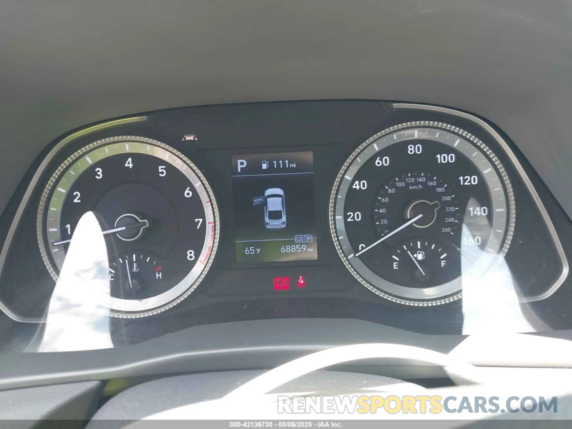 7 fotografías del automóvil dañado 5NPEG4JA2LH044931 HYUNDAI SONATA 2020