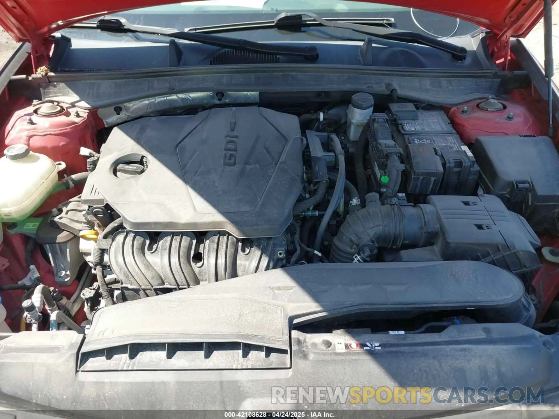 10 fotografías del automóvil dañado 5NPEG4JA3LH021755 HYUNDAI SONATA 2020