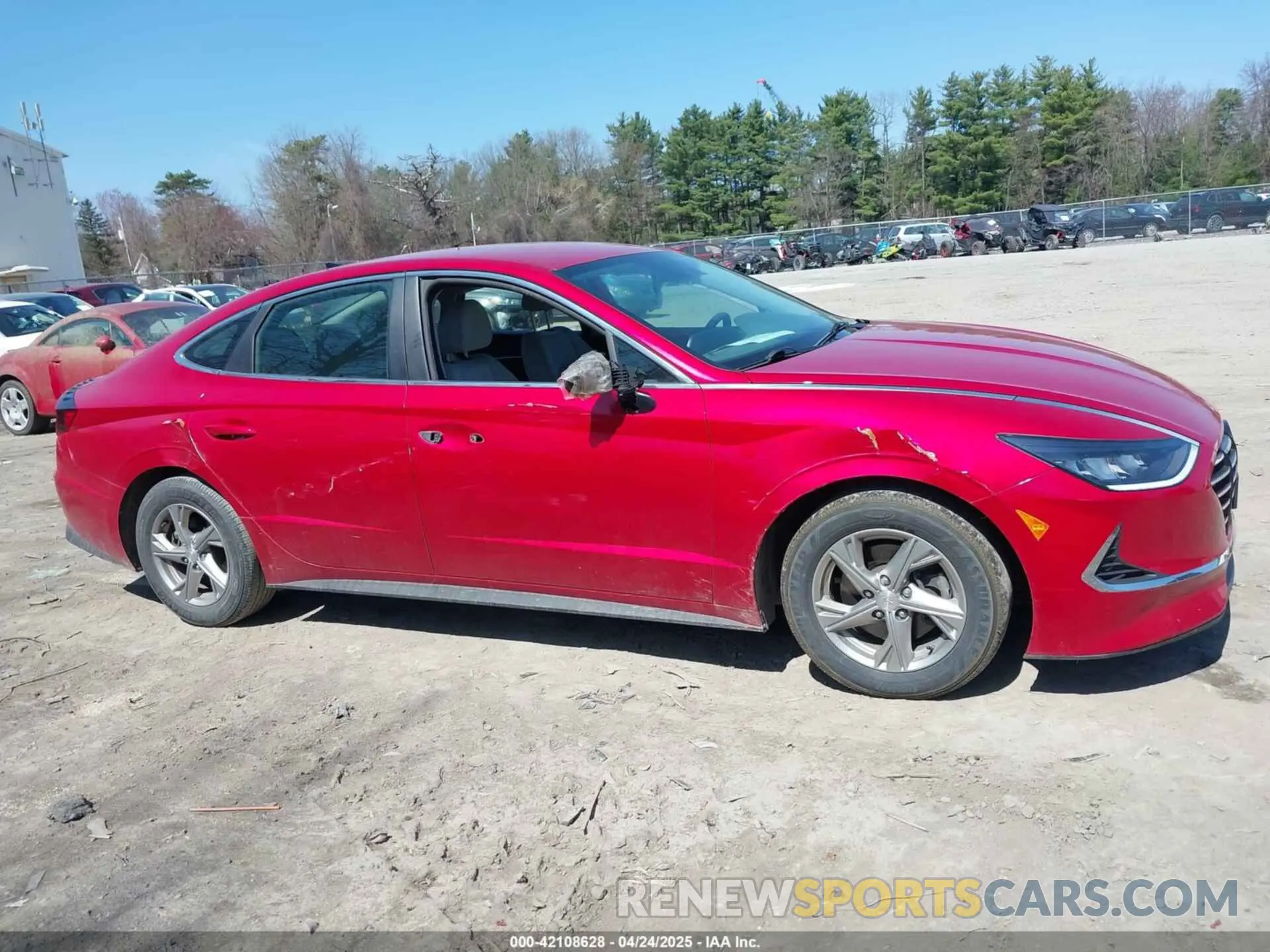 14 fotografías del automóvil dañado 5NPEG4JA3LH021755 HYUNDAI SONATA 2020