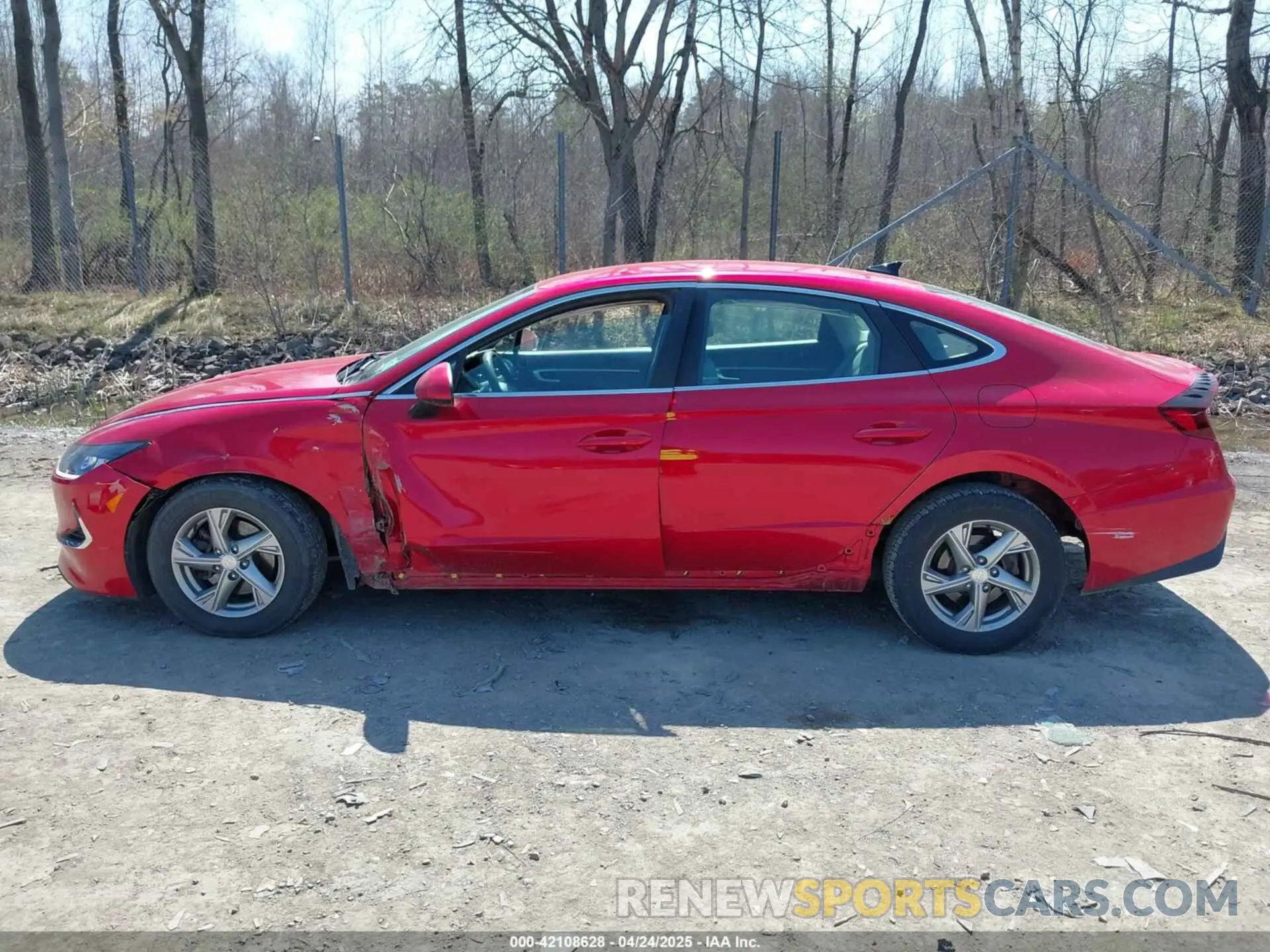 15 fotografías del automóvil dañado 5NPEG4JA3LH021755 HYUNDAI SONATA 2020